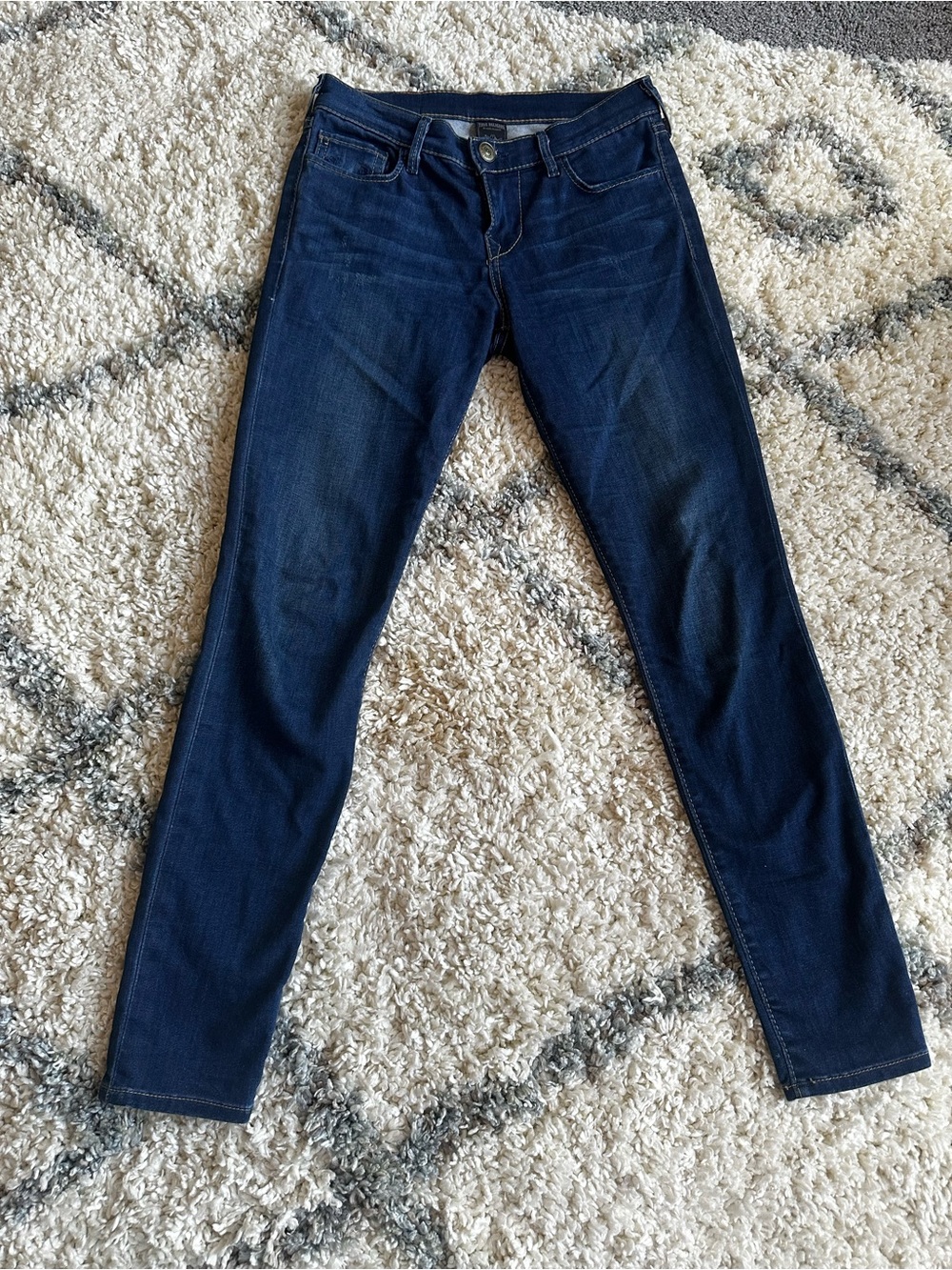 True Religion Women’s Dark Wash Skinny Jeans Sz 26